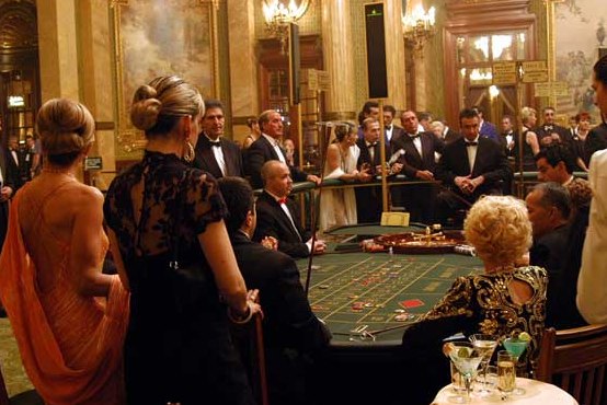 Casinospel på ett landbaserat casino