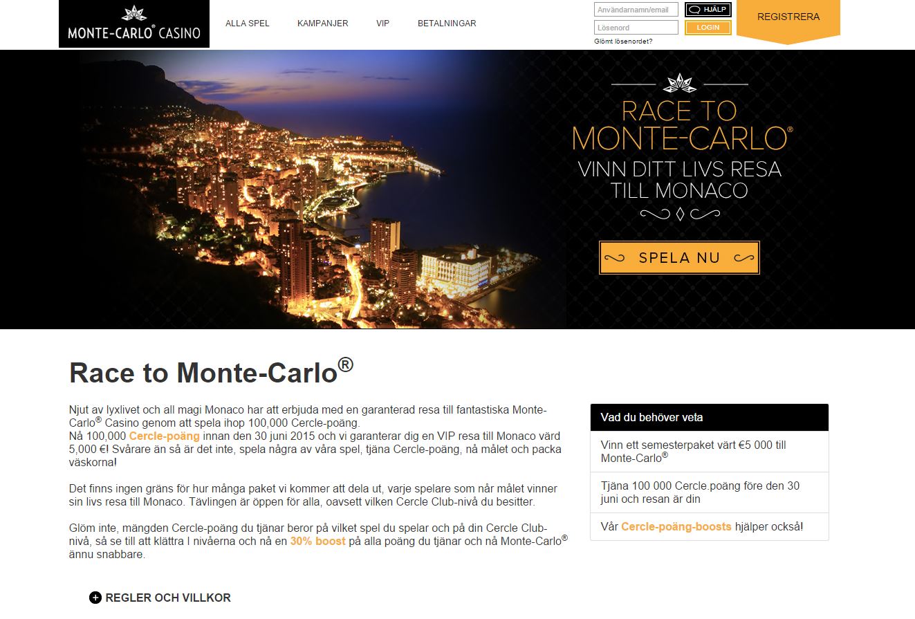 Vinn en resa till Monaco
